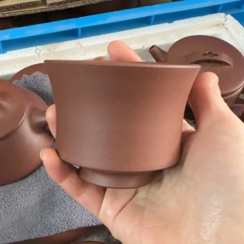 紫砂茶壶尚**询底槽清主人杯