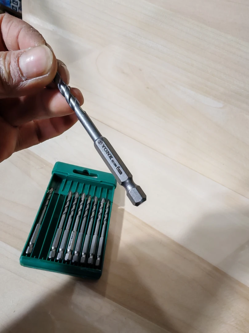 约克新款四刃锯齿偏心钻头瓷砖混凝土红砖打孔耐磨工具