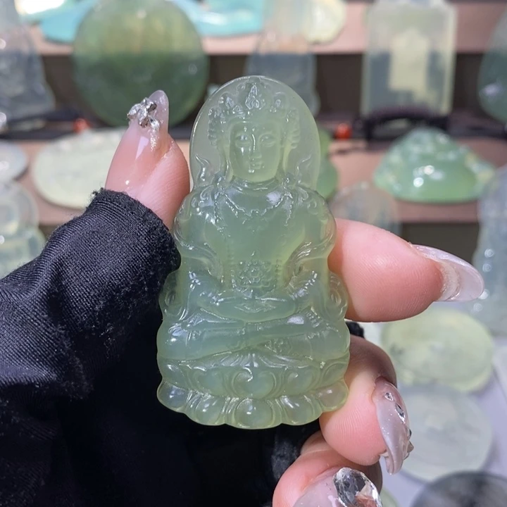 岫玉吊坠未镶嵌吊坠