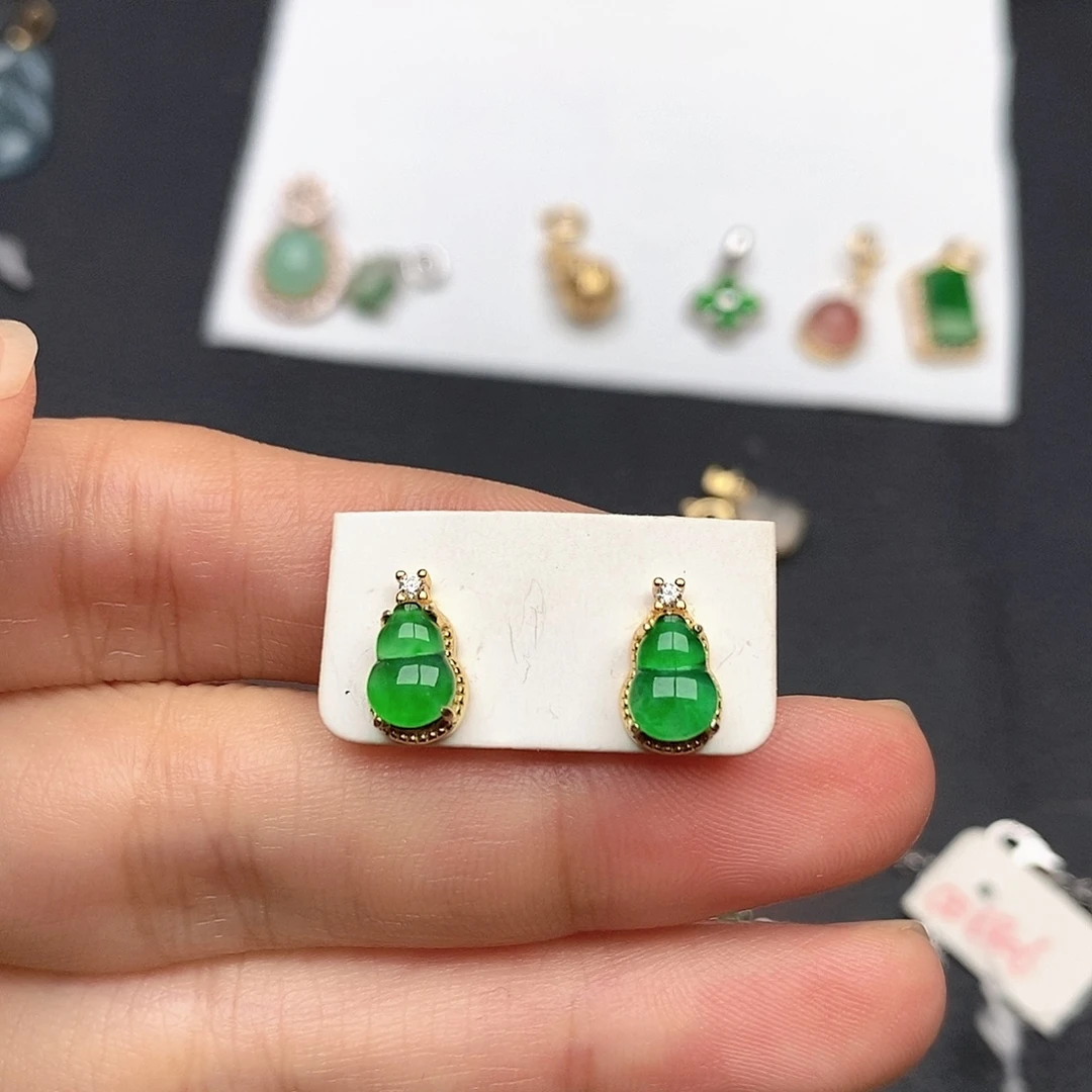 翡翠银S925镶嵌颈饰