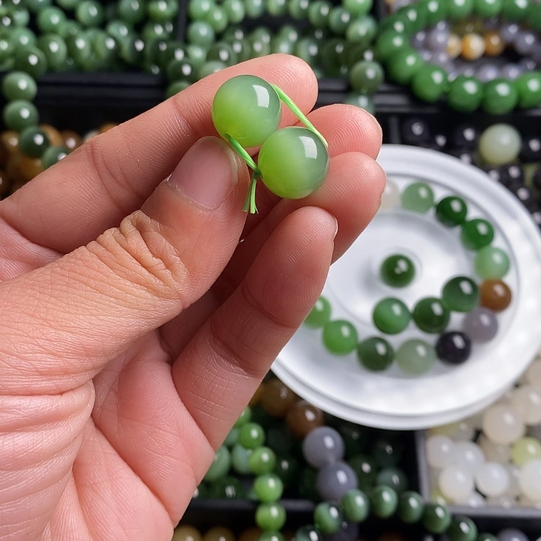 和田玉（碧玉）未镶嵌珠宝半成品