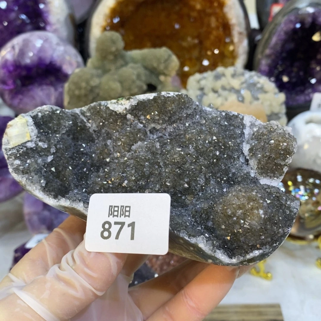 水晶大型摆件（非配饰）未镶嵌方解石