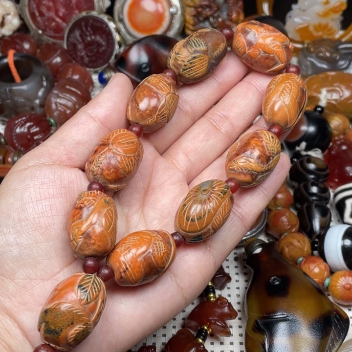 玛瑙/玉髓未镶嵌颈饰