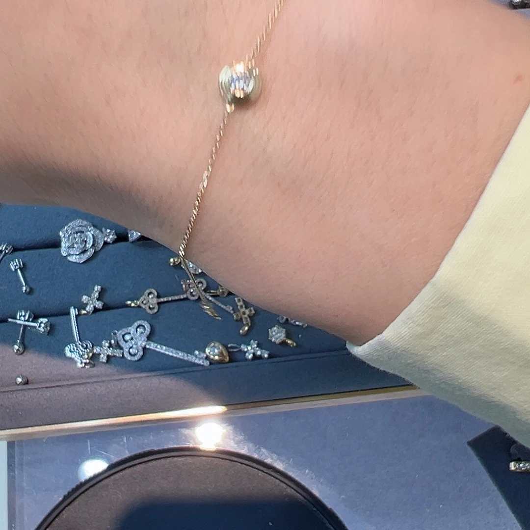 钻石手链18K金镶嵌