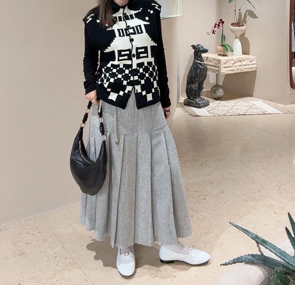 Samuel Gui YangBELT KILT百褶裙