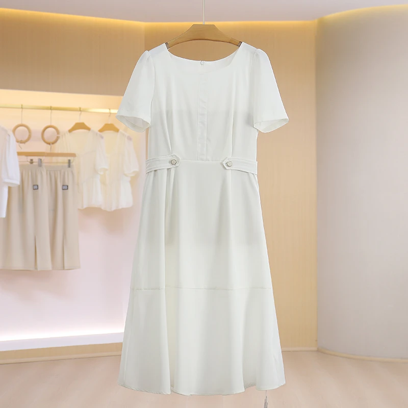 L2234-伍莎服饰云仓百搭时尚新款连衣裙夏季#TPD46L044