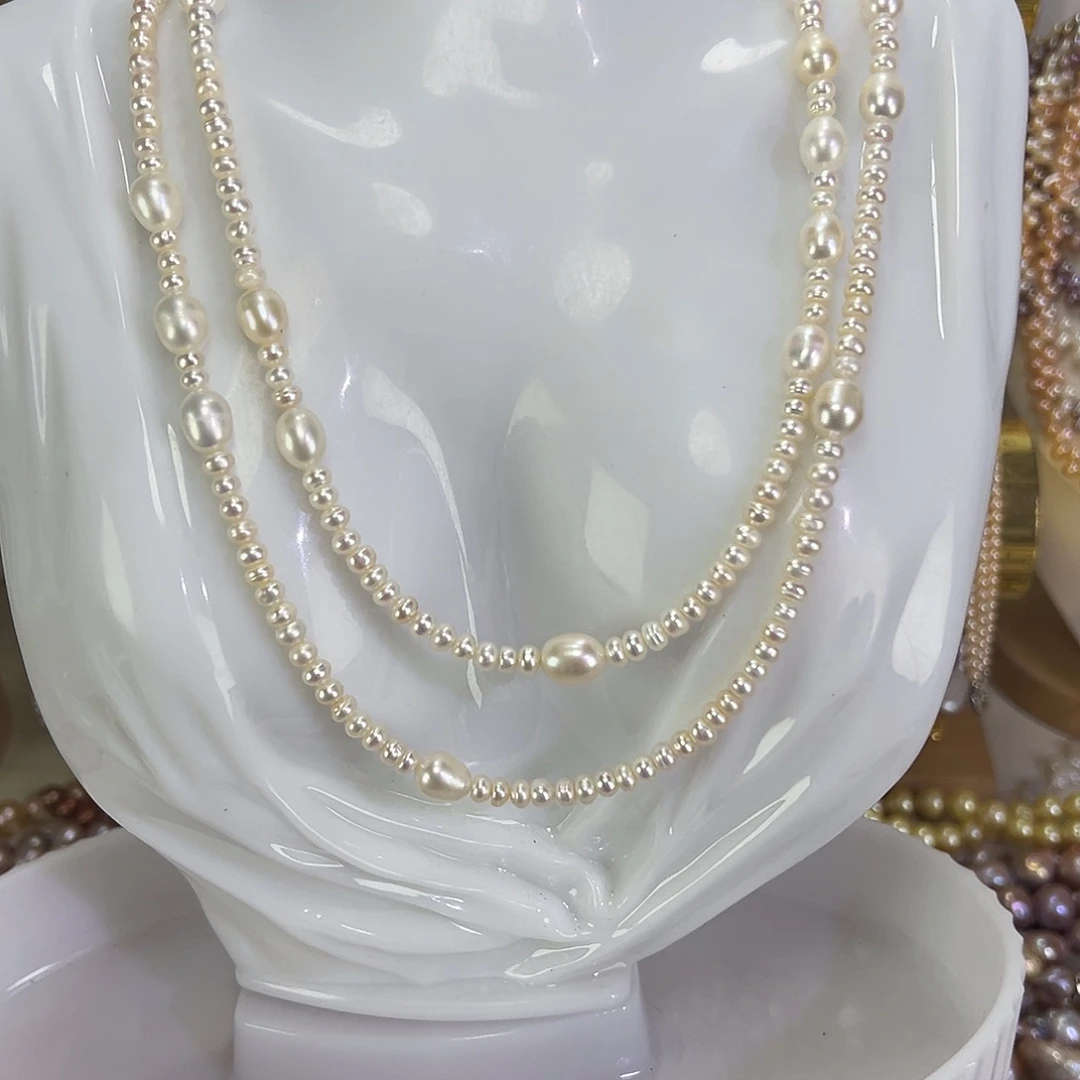 钛钢手绳淡水珍珠