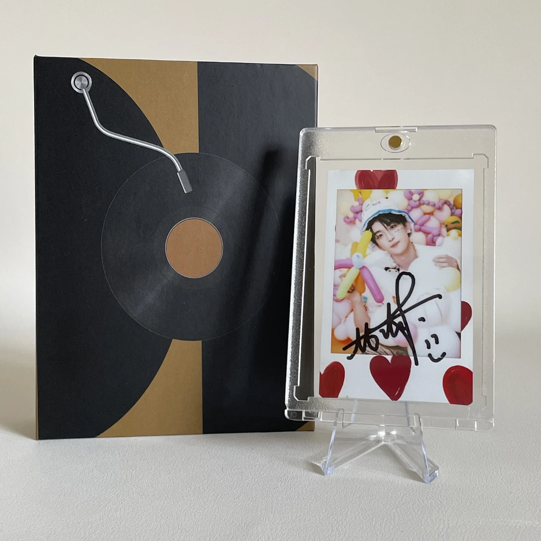 A9961【黄子弘凡】爱心 正品签名3寸拍立得照片