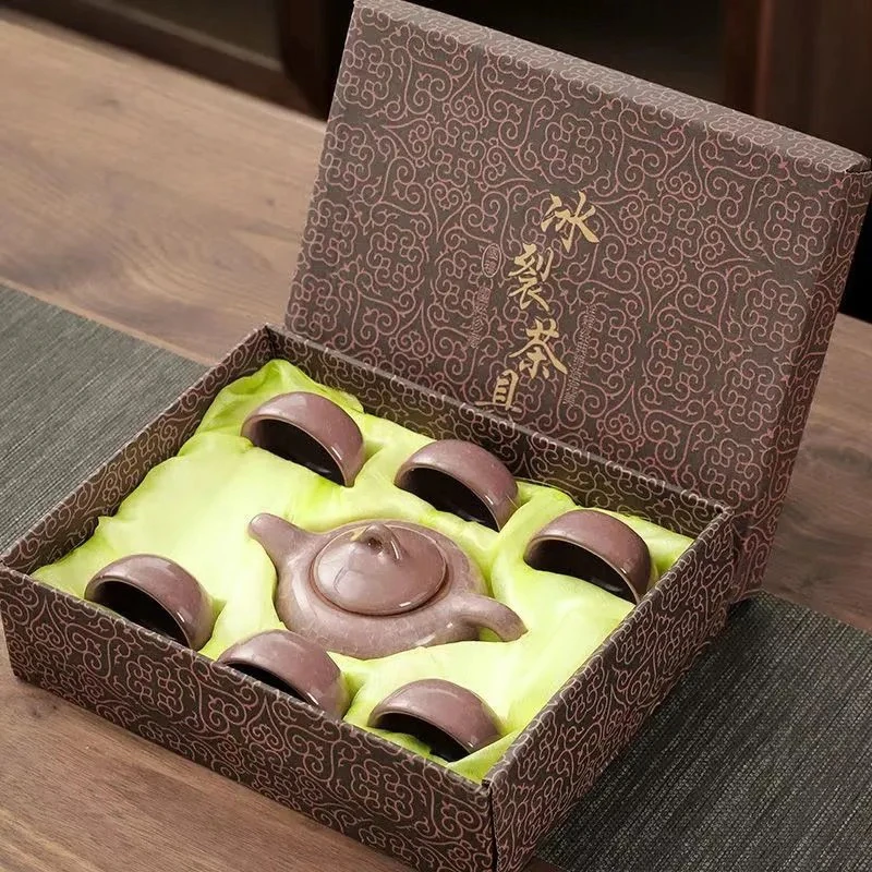 A 28冰裂纹遇水化冰创意礼盒装微瑕