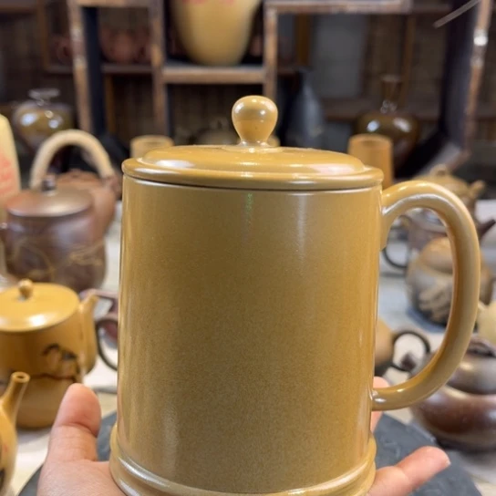 建水紫陶办公杯