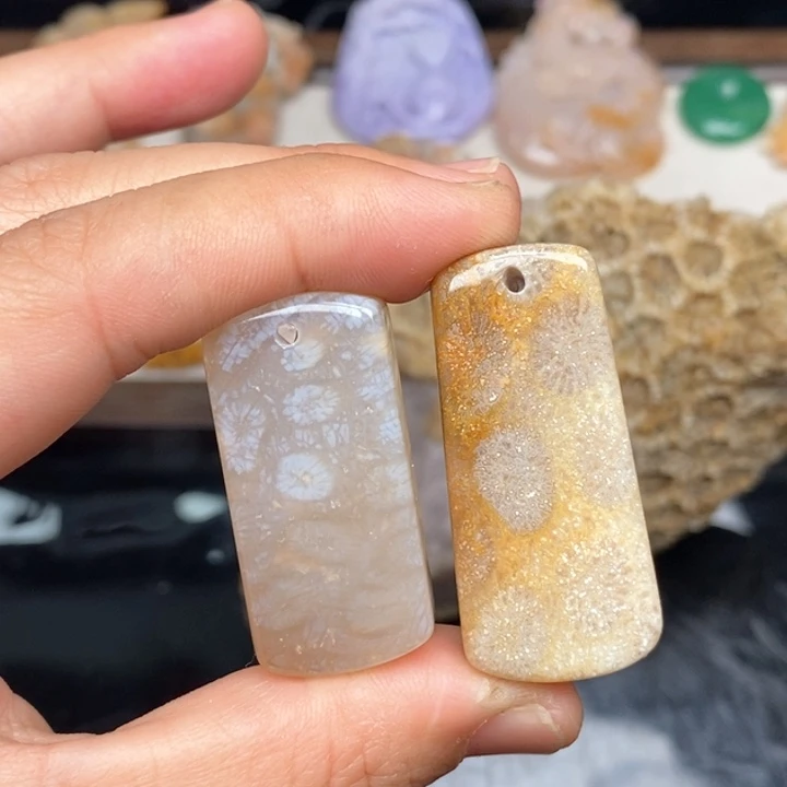 硅化珊瑚（珊瑚玉）手镯未镶嵌