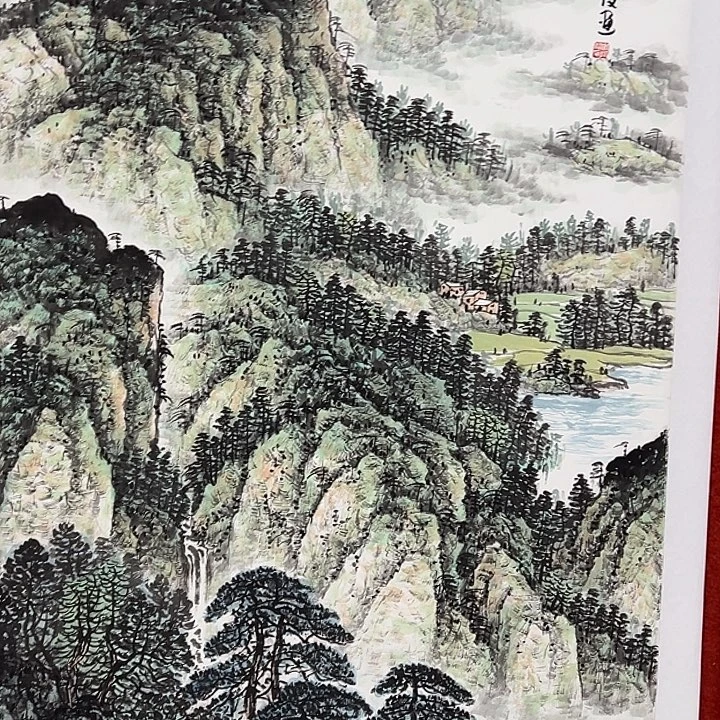 晚上好 手绘字画作品