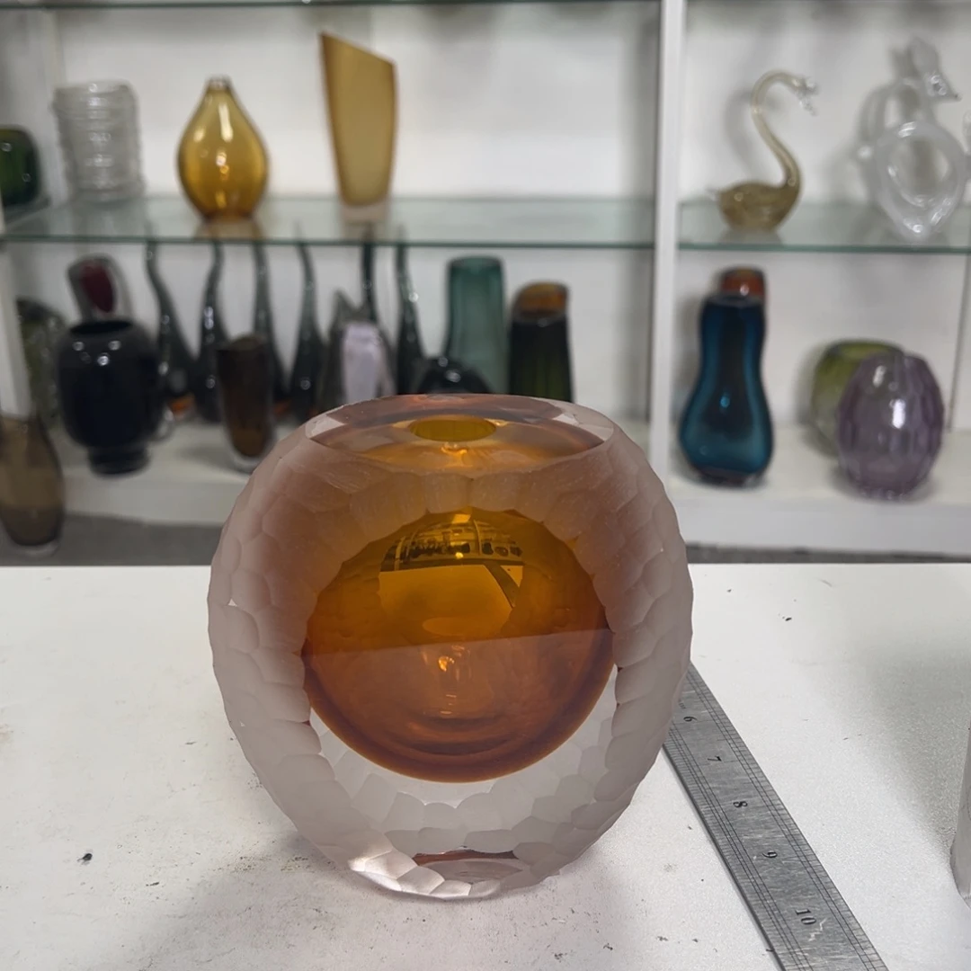 幻彩琉璃花瓶花器高度14