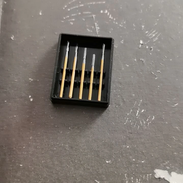 不锈钢钨钢加长拔牙车针练习使用