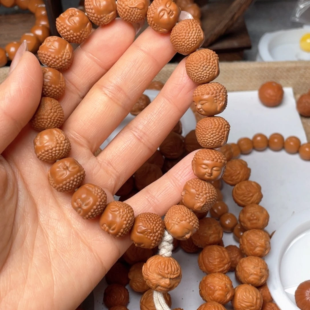 吊坠猴头核桃心***界宝宝佛14+