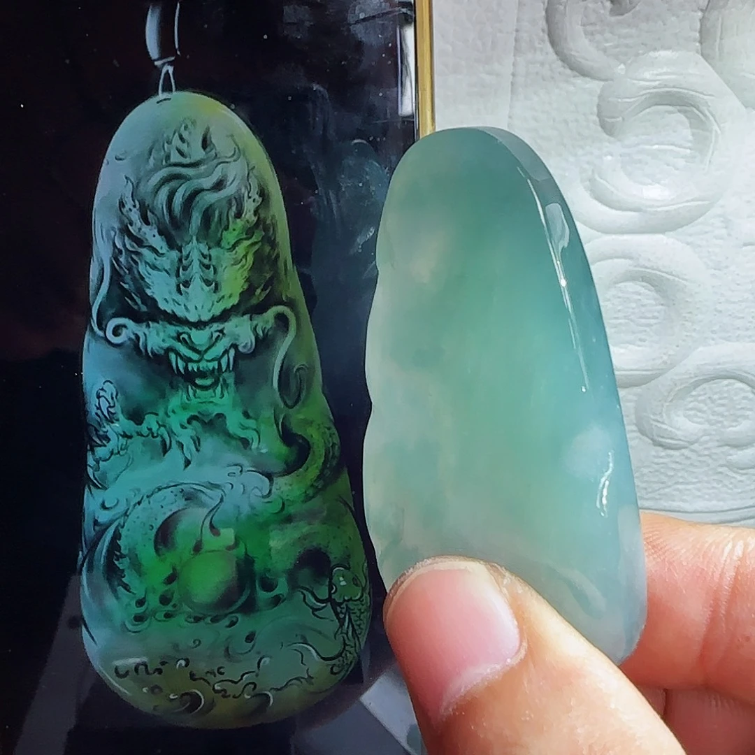 未镶嵌定制翡翠缅甸天然A货翡翠含老师工艺