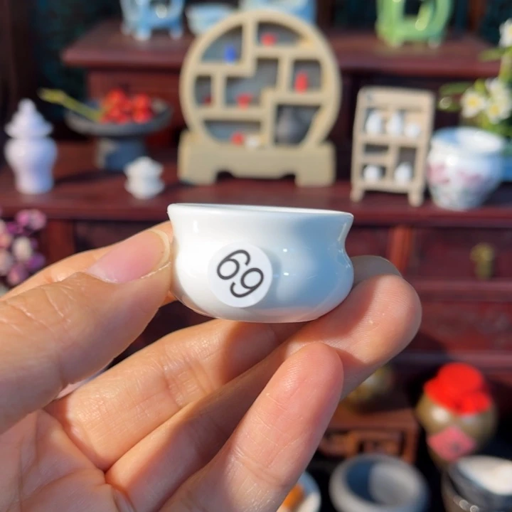 摆件微陶老王迷你花瓶