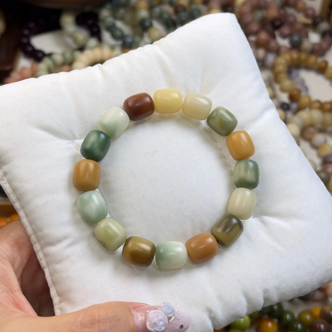 菩提根/象牙果手串新款干磨茉莉花茶10