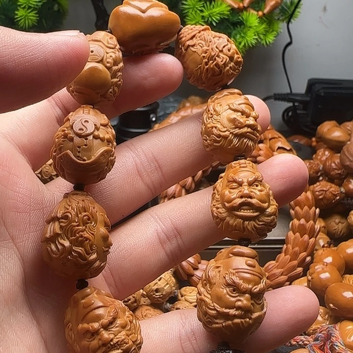 橄榄核手串/手链钟馗头
