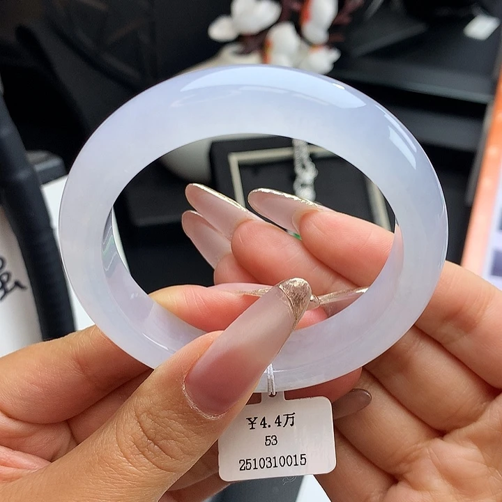 未镶嵌手镯翡翠53正圈冰粉