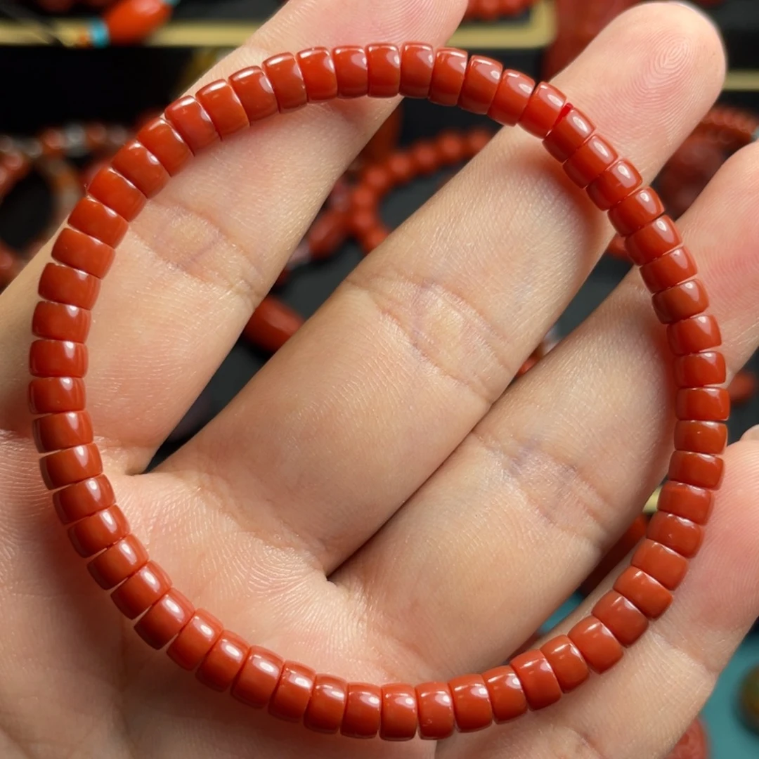 未镶嵌串南红玛瑙5mm