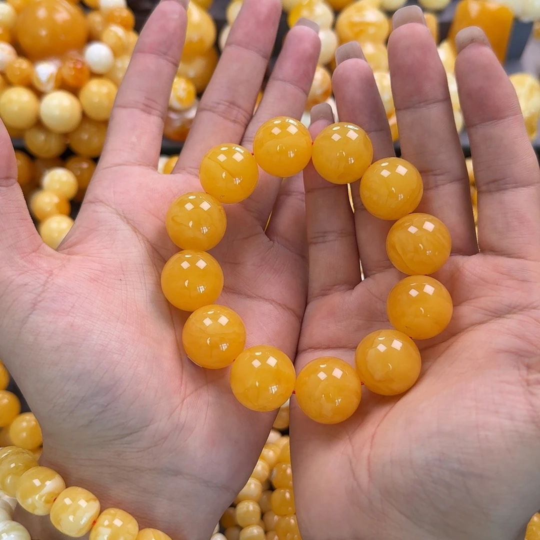 蜜蜡未镶嵌珠宝奇石同料20mm