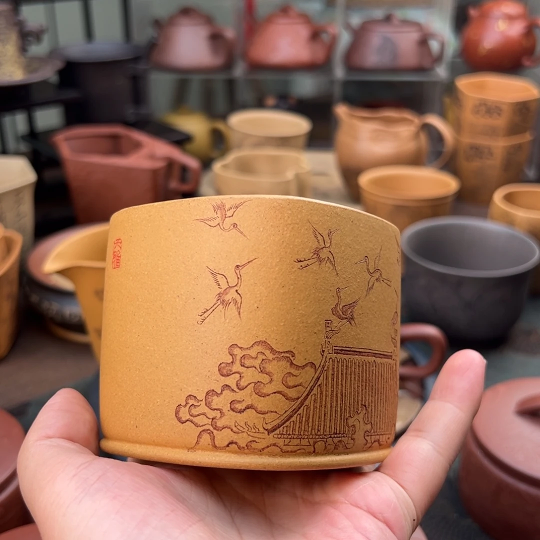 紫砂茶杯紫砂主人杯