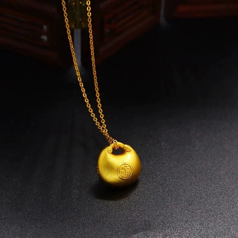 铜合金吊坠 胖福锁包复古时尚适合送妈妈女友