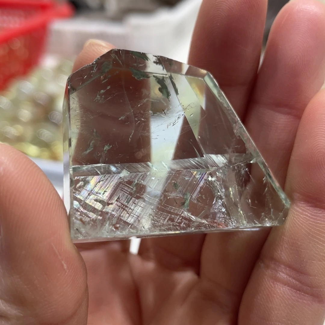 水晶摆件水晶未镶嵌糖**白