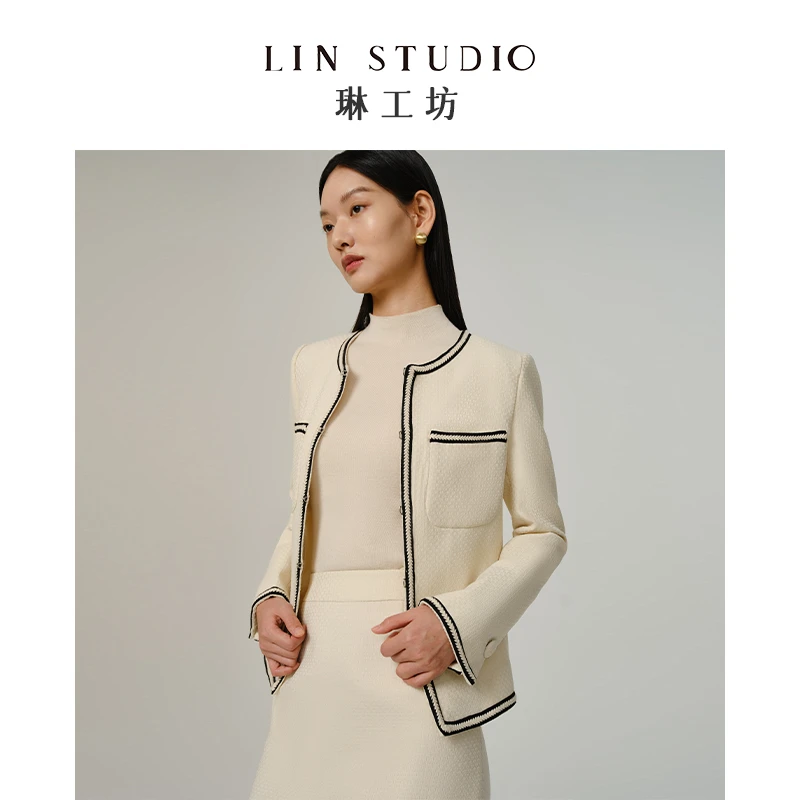 【外套】琳工坊潇湘小香风外套时尚气质显瘦唐琳设计师