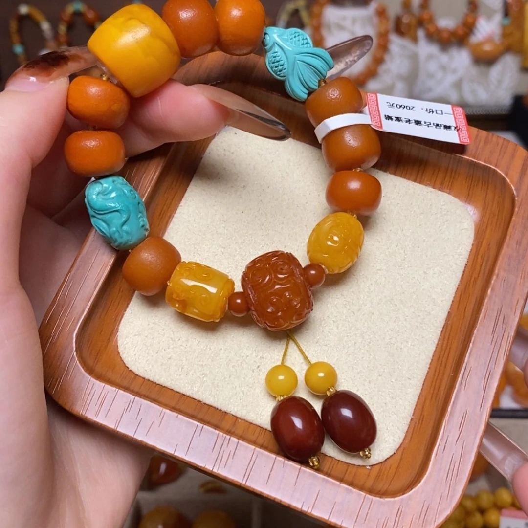 【闪购商品】手链蜜蜡未镶嵌手串