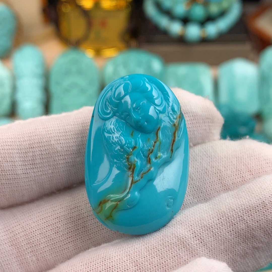 绿松石未镶嵌美女