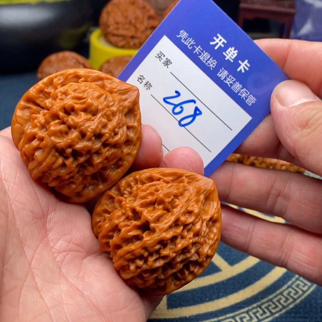文玩核桃把件官帽42