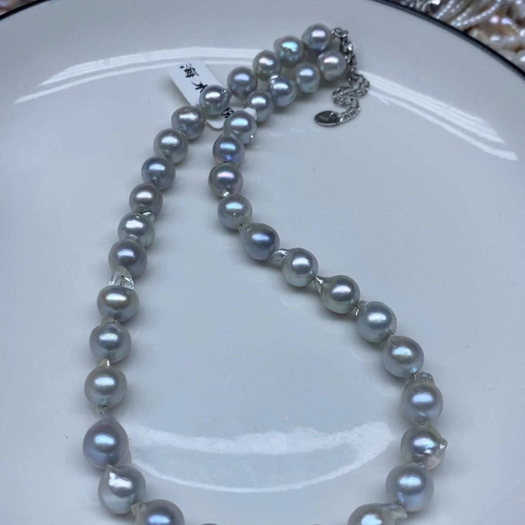 颈饰未镶嵌海水珍珠9-10