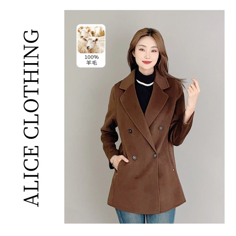 6 ALICE火龙果绵羊毛大衣靓丽明媚 柔糯亲肤 S2135558Kr