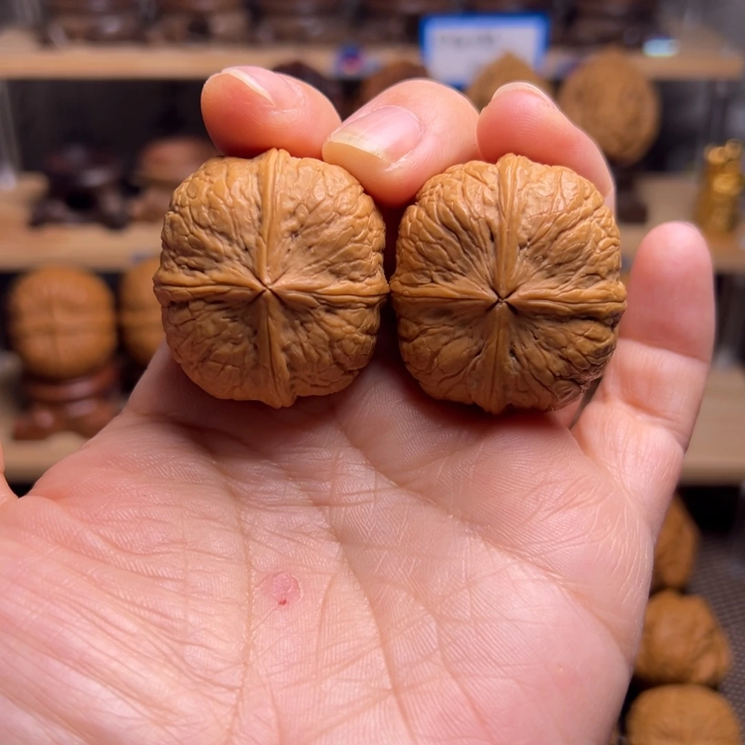 把件文玩核桃23w南瓜四棱37尺