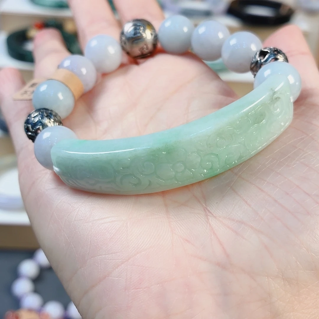 翡翠未镶嵌手链手串