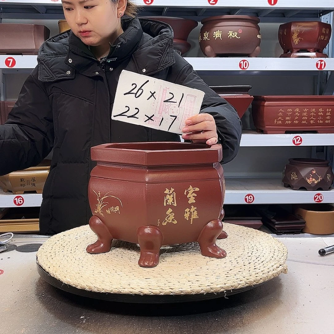 花盆紫砂紫砂花盆