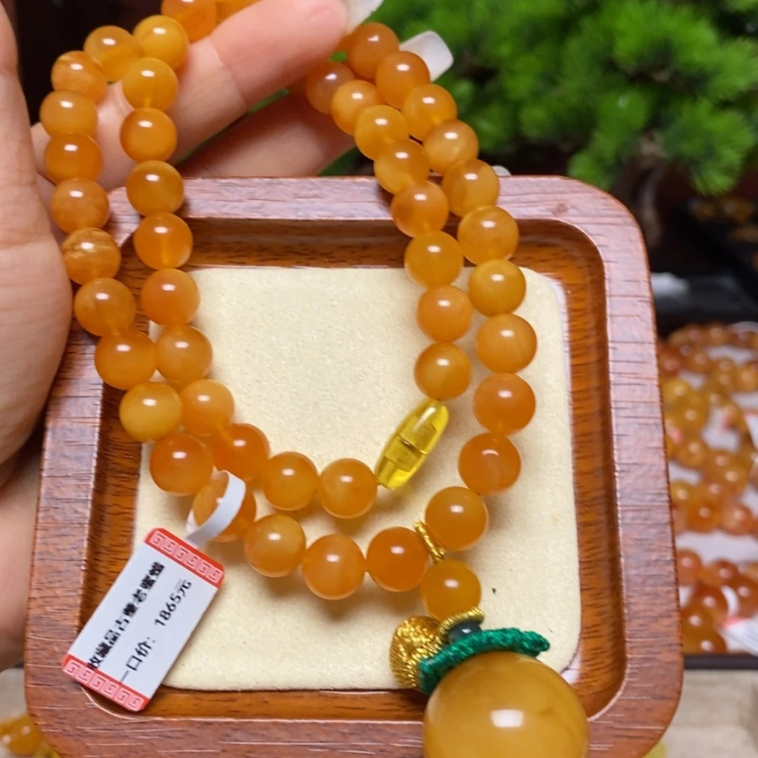 【闪购商品】蜜蜡颈饰未镶嵌项链