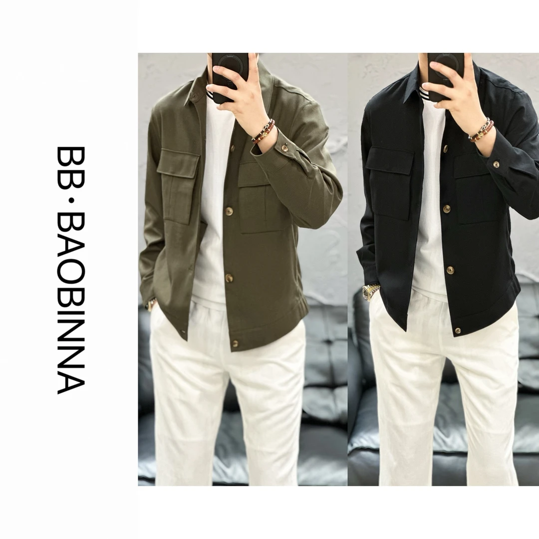 小野· 男装 | 轻熟风 | 男士亚麻混纺休闲翻领夹克外套26139