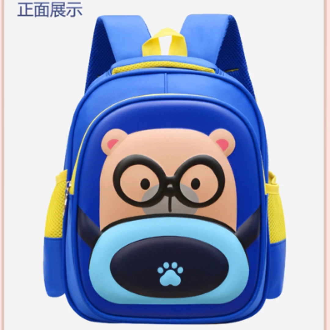 幼儿园宝宝书包女孩中大班男童可爱卡通小熊儿童背包超轻双肩包X