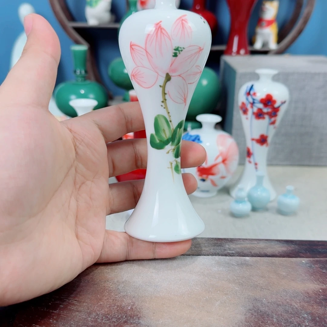 陶瓷手工小花器摆件