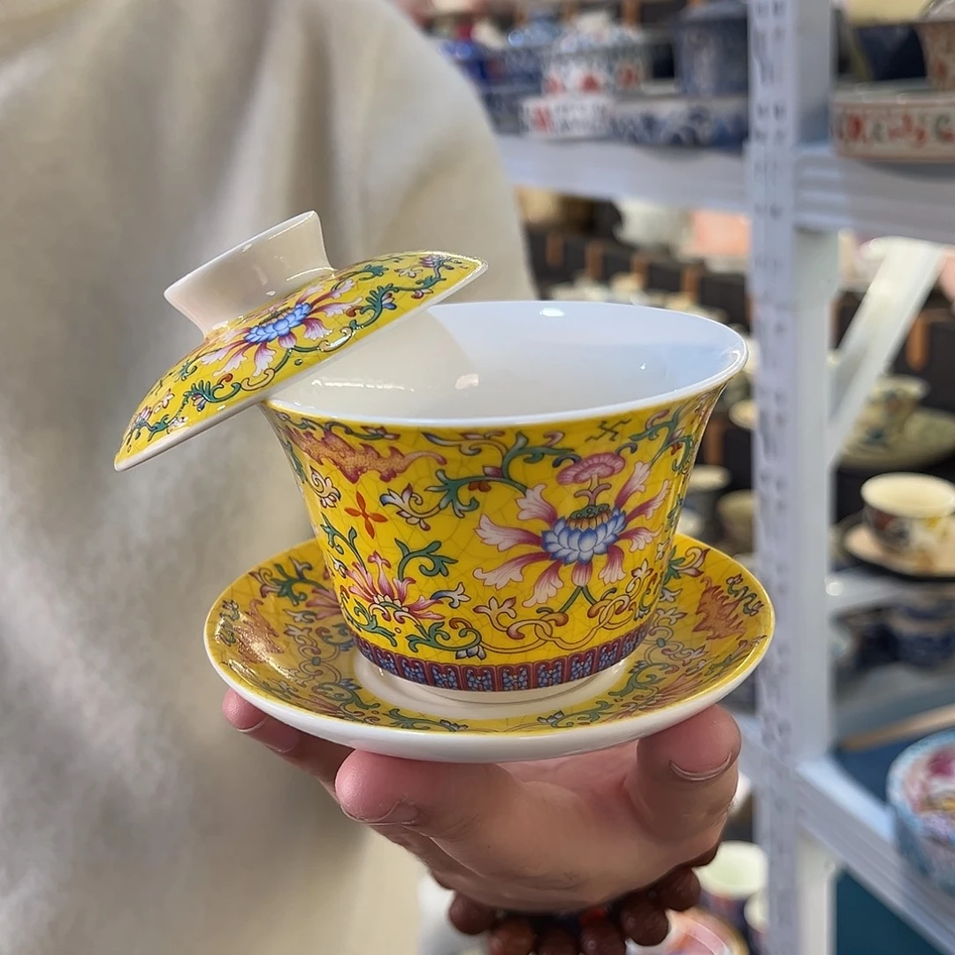 盖碗很漂亮我很喜欢