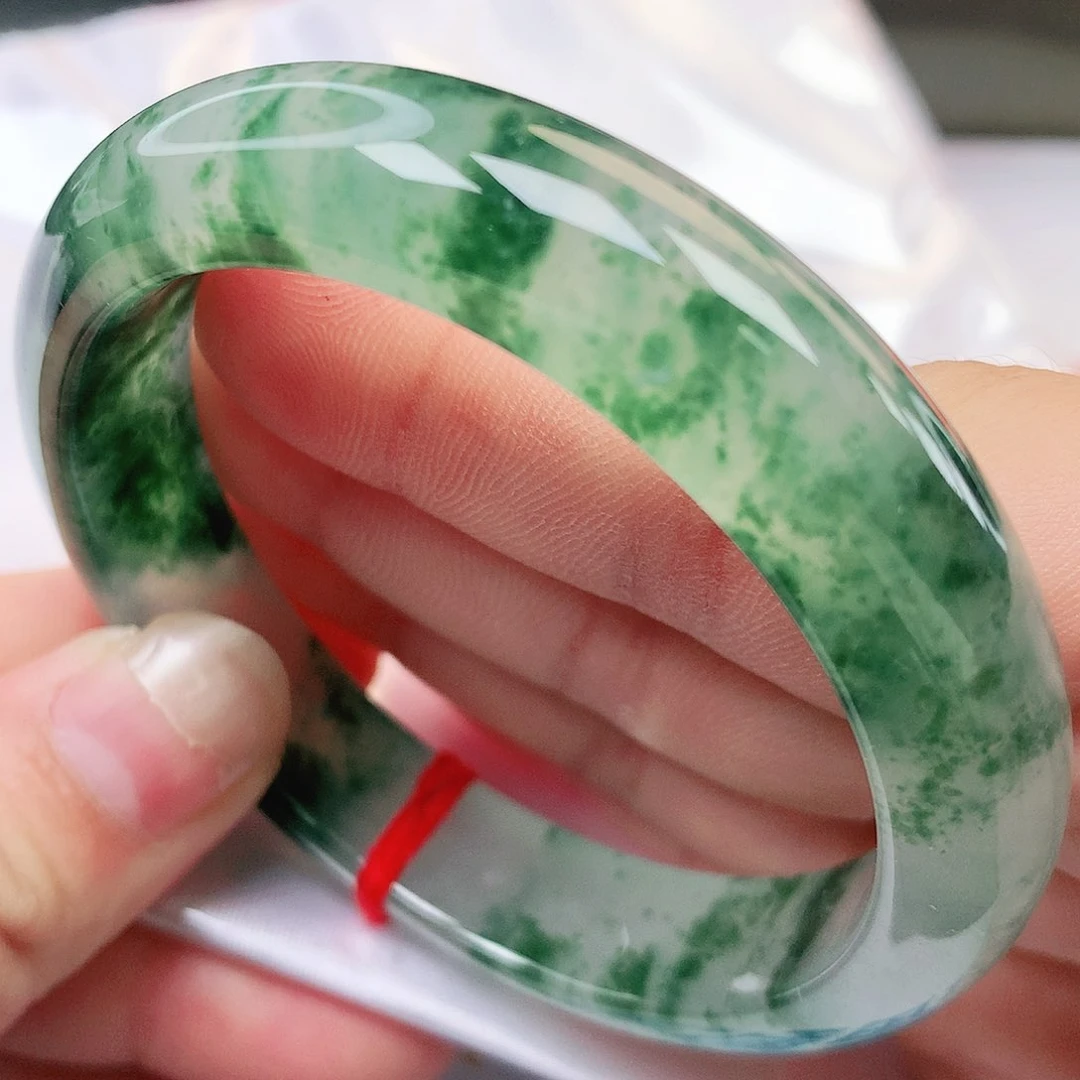 未镶嵌手镯翡翠1333缅甸天然A货翡翠高货绿野仙踪