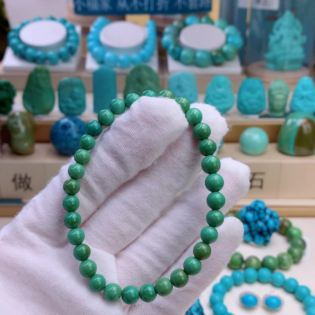 绿松石未镶嵌挂件