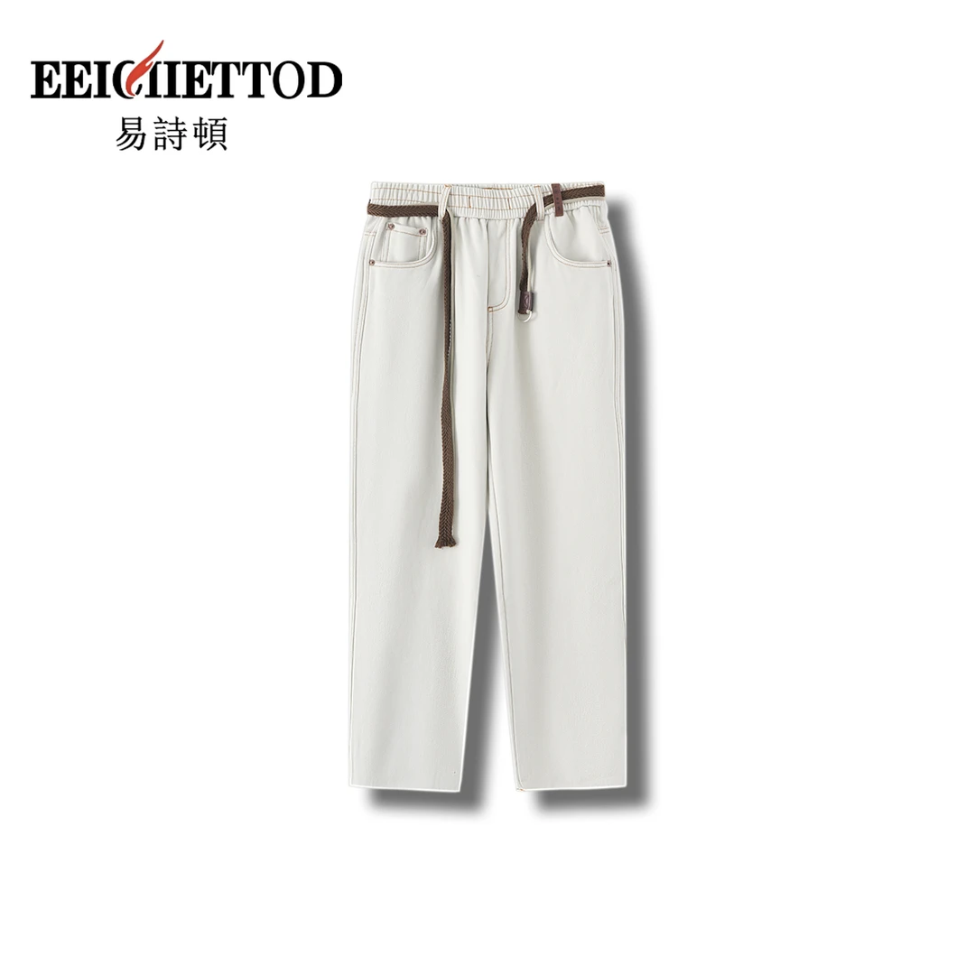 【钱老板专享】易诗顿男装秋冬款直筒休闲牛仔裤B104-KN691