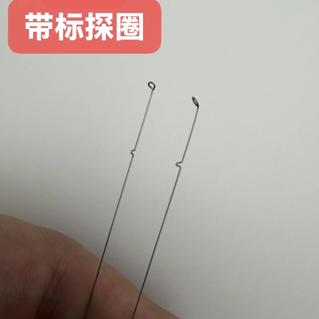 舒东坡专业采耳探圈海里捞带标记钛丝圈盲采耳扒软环耳勺