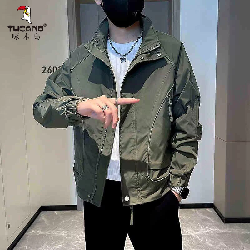 TUCANO/啄木鳥2025春季新款工装机动夹克百搭时尚档次帅气