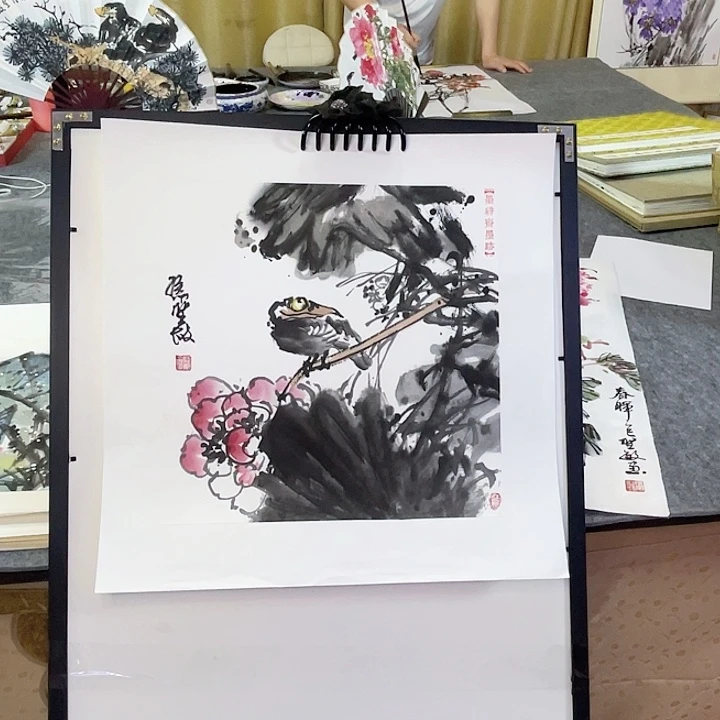国画张圣敏先生纯手绘作品