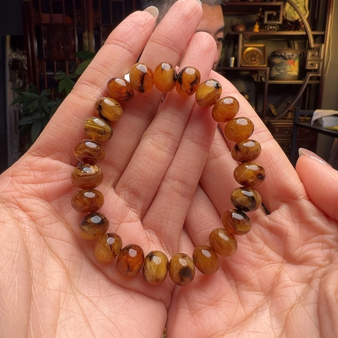 小****琥珀未镶嵌裸石抚顺琥珀10442十